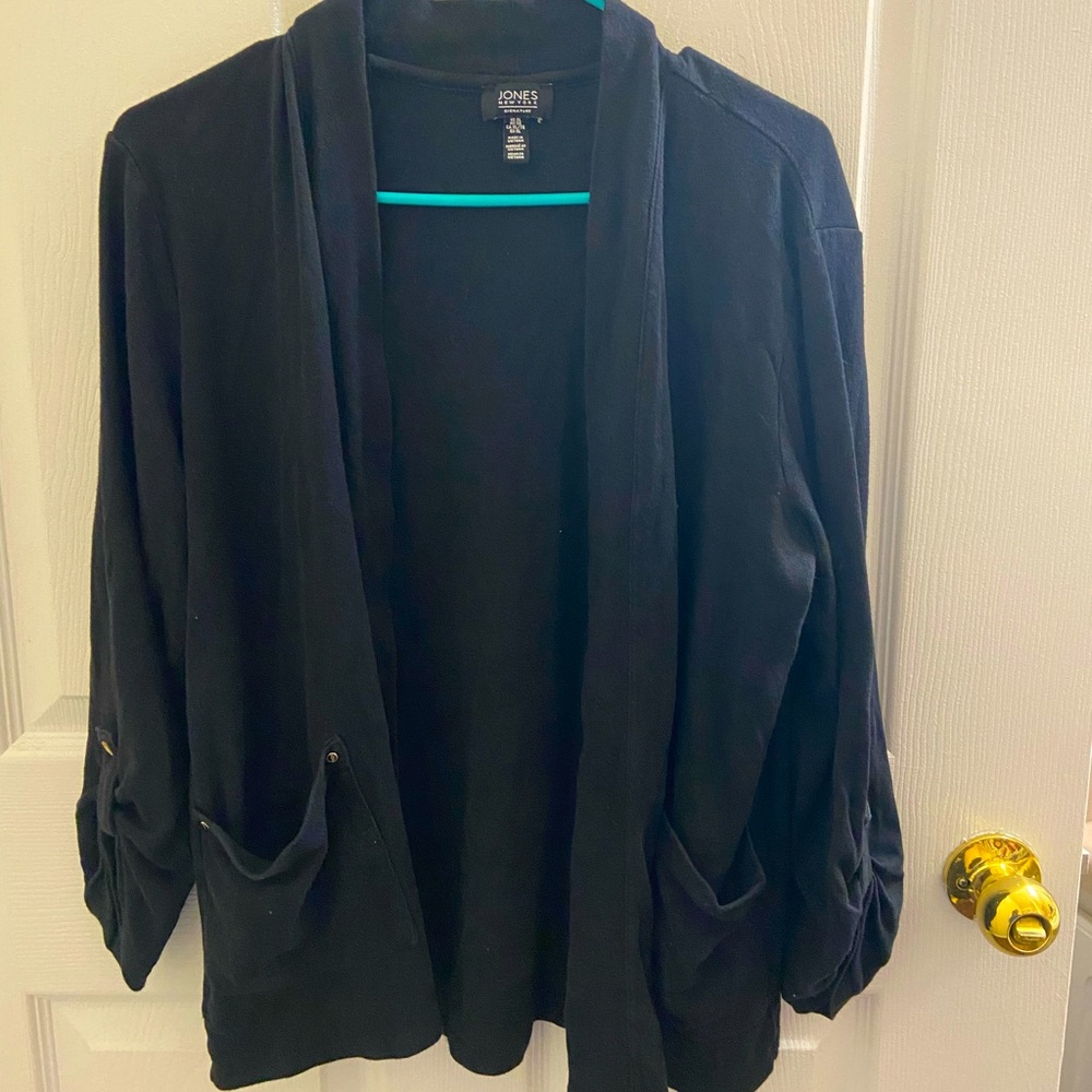 Soft black cardigan